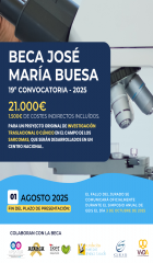 Convocatoria de la 19ª Beca BUESA 2025
